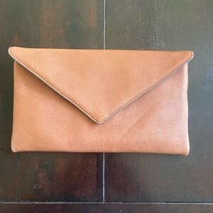 Jcrew Leather Envelope Clutch
